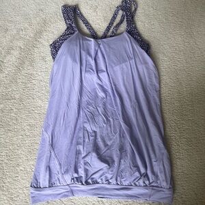 Lululemon Purple Tank/Sports Bra Combo